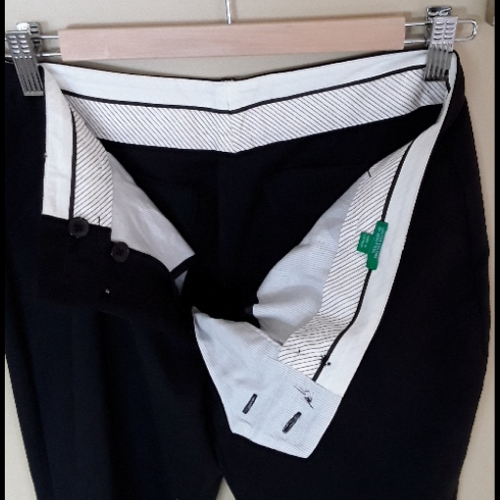 United Colors Of Benetton black pinstripe suit - Picture 10 of 11